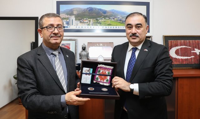 Büyükelçi Mammadov&#039;dan PAÜ&#039;ye ziyaret