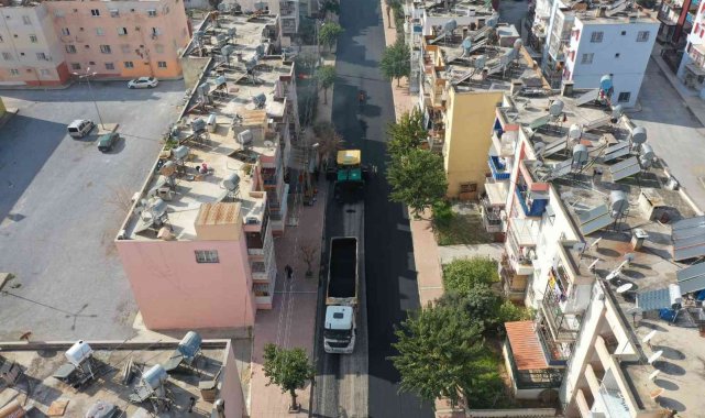 Büyükşehir Belediyesi, Akbelen'de üç caddeyi yeniledi