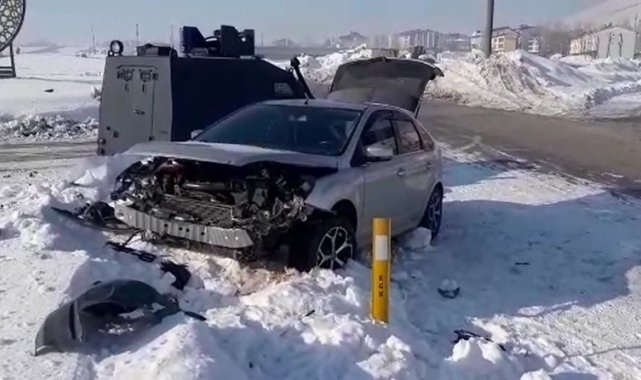 Buzlanma kazayı beraberinde getirdi