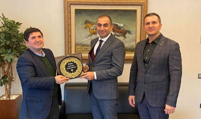 CAHİDE'den OSB Başkanı Şimşek ve Bölge Müdürü Özcan'a teşekkür