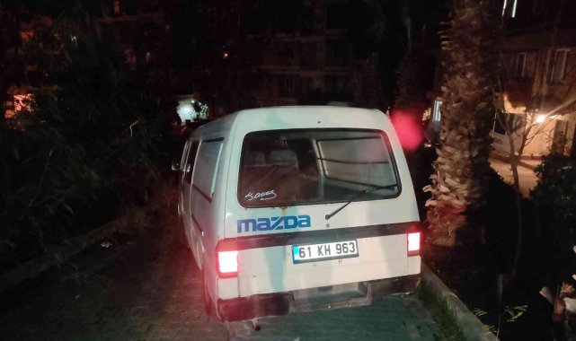 Çalınan kamyonet 10 dakika içinde bulundu