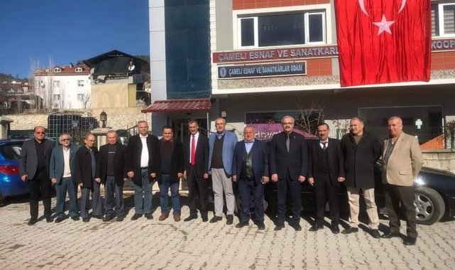 Çameli Esnaf Odası&#039;nda mevcut yönetim güven tazedi