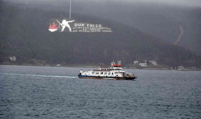 Çanakkale&#039;de, Gökçeada ve Bozcaada&#039;ya feribot seferleri yapılamıyor