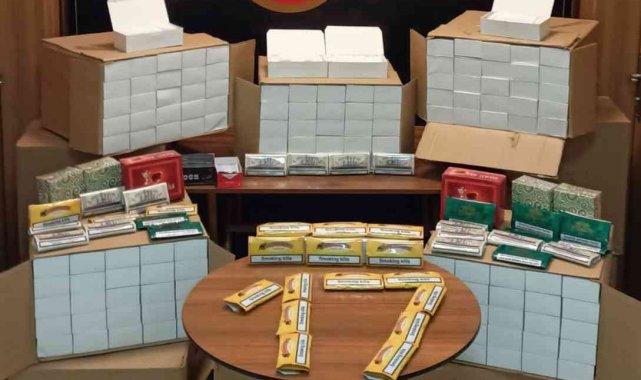 Çanakkale'de kaçak sigara operasyonu