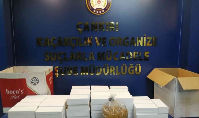 Çankırı'da 17 bin makaron ele geçirildi
