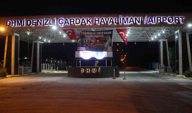 Çardak Havalimanı'nda 23 bin yolcu hizmet aldı