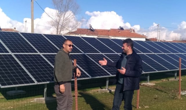 Çavdarhisar'da su kuyularında kullanılan yenilenebilir enerji ile tasarruf sağlanıyor