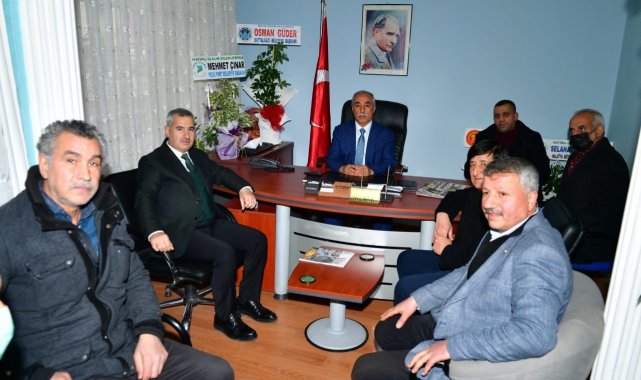 Çınar'dan meslek odaları başkanlarına 'hayırlı olsun' ziyareti