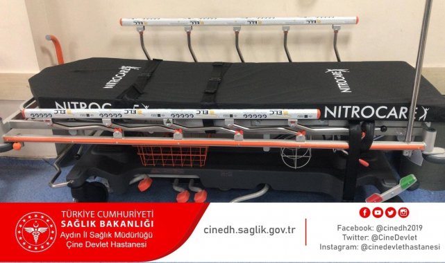 Çine Devlet Hastanesi&#039;ne sedye bağışı