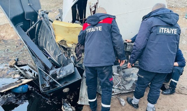 Cizre-Nusaybin karayolunda tır şarampole yuvarlandı: 1 yaralı