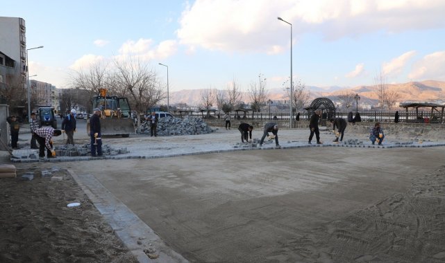 Cizre'de üst yapı çalışmaları devam ediyor