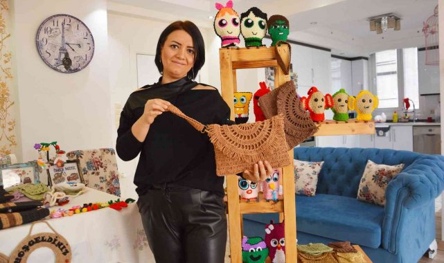 Çocukluktan kalan el becerisini ticarete dönüştürdü