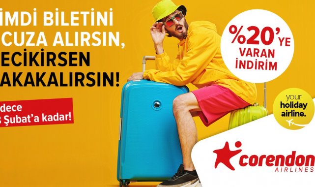 Corendon Airlines&#039;den erken rezervasyon kampanyası