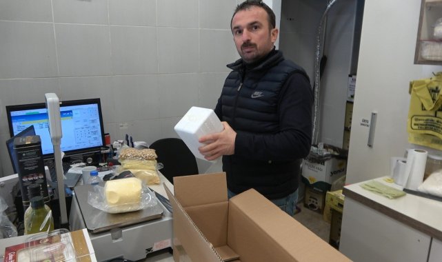 Cumhurbaşkanına şifa niyetine organik köy ürünleri gönderdi