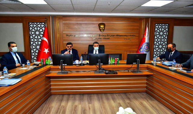 Dağdeviren çalışmalarla ilgili Vali Baruş&#039;a bilgi verdi