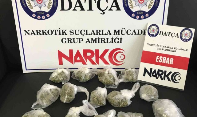 Datça'da uyuşturucu operasyonu