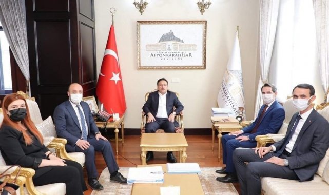 Dazkırı'daki yatırımlar hakkında Vali Çiçek'e bilgi verildi