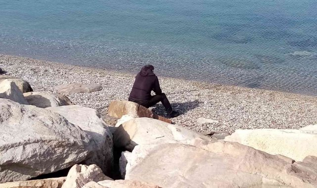 Deniz çekilmesi Bandırma'da devam ediyor