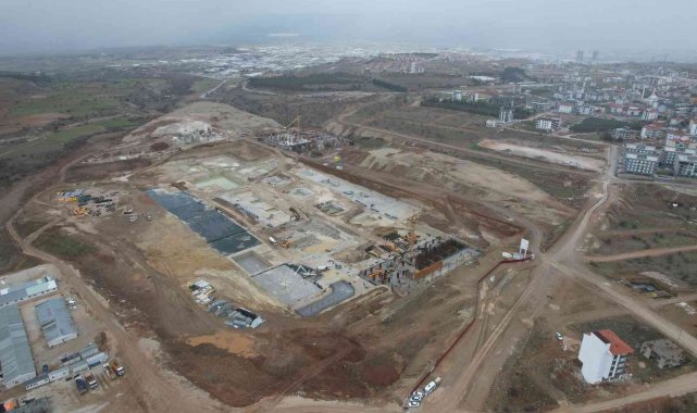 Denizli Şehir Hastanesi inşaatı yükseliyor