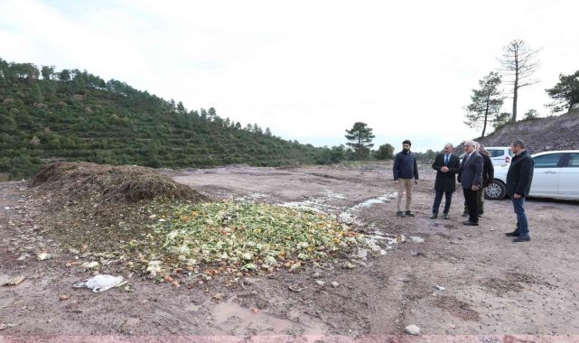 Derince'de atıklar komposta dönüşüyor