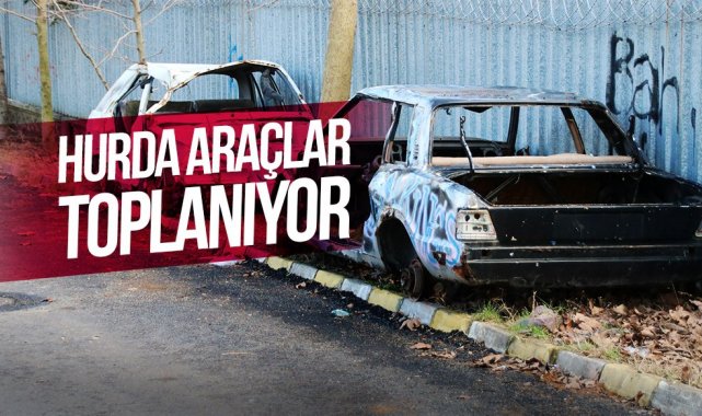 Derince'de hurda araçlar toplanacak