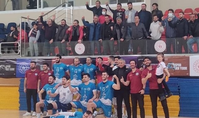 Develi Belediyespor set vermeden kazandı