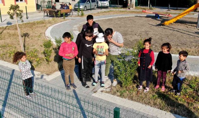 Dezavantajlı çocukların dron mutluluğu