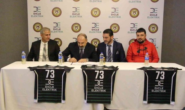 Dicle Elektrik, Allpower Akü Cizre Belediyespor&#039;un forma sponsoru oldu