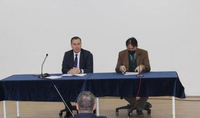 Dinar'da 'Güvenli Okul Güvenli Gelecek' toplantısı yapıldı