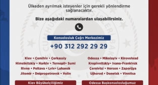 Dışişleri Bakan Yardımcısı Kıran: Ukrayna'daki Türk vatandaşları için '' Şu anda evlerinizde veya güvenli bir yerde kalmanızı rica ediyoruz "