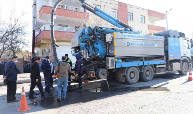 DİSKİ ekiplerince 200 bin metre kanalizasyon hattı temizliği