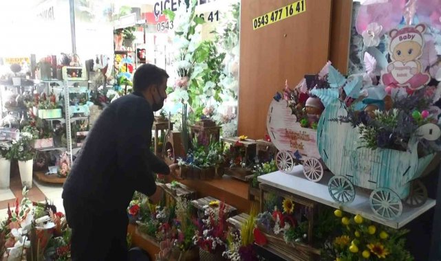 Diyarbakır'da çiçekçilerde 14 Şubat Sevgililer Günü yoğunluğu