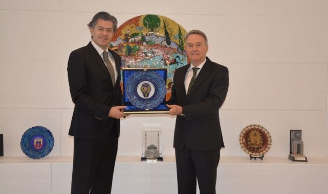 Doç. Dr. Şen, Emniyet Müdürü Alçalar&#039;ı ziyaret etti