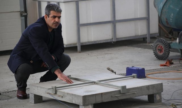 Don ve buzlanmaya karşı ısınabilen beton plak geliştirildi