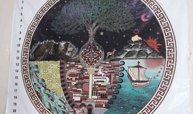 Dünyanın en büyük taban mozaiği Expo 2021'i hazırlanıyor