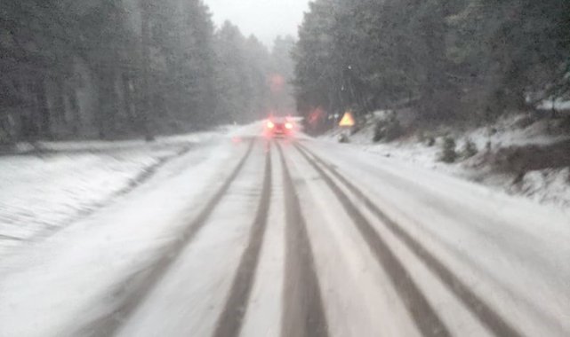 Edremit ve Havran ilçelerinin yükseklerinde kar yağışı başladı
