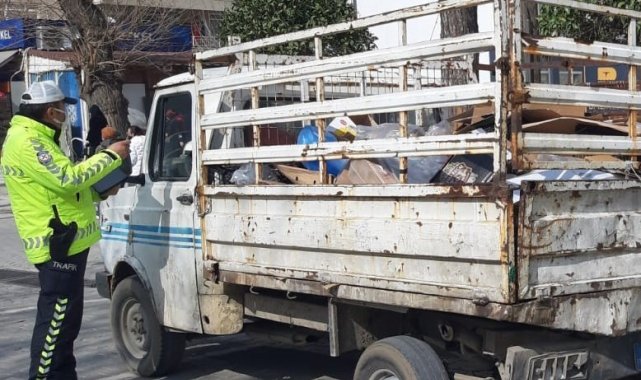 Edremit'te polisin şok hurdacı operasyonu