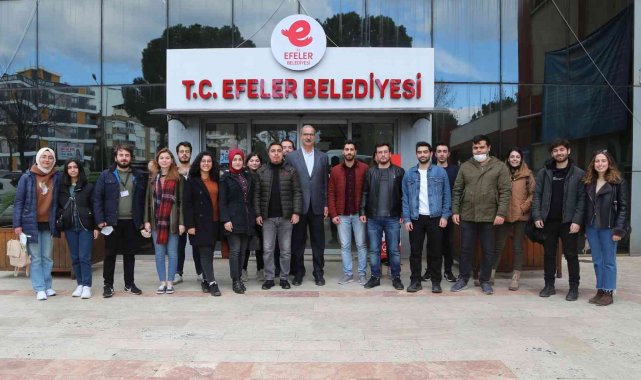 Efeler Belediyesi tıp öğrencilerini ağırlamaya devam ediyor