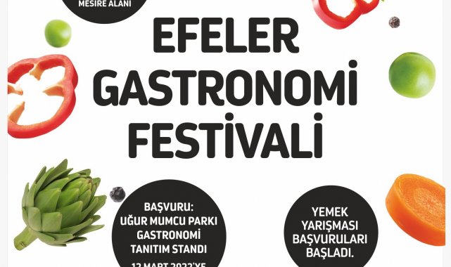 Efeler Gastronomi Festivali için başvurular başladı