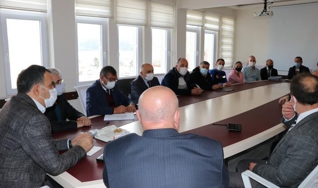 Eğirdir&#039;de Afet Değerlendirme Toplantısı