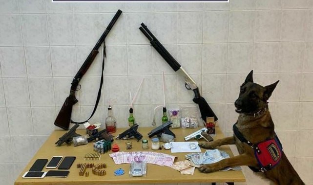 Ekipler durumlarından şüphelendi, ikametlerinden zula çıktı