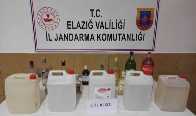 Elazığ&#039;da kaçak içki operasyonu
