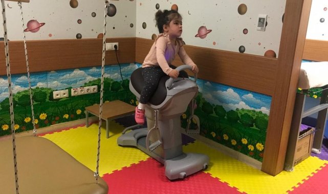 Elazığ'da Serabral Palsi hastası çocuklar 'Duyu bütünleme terapi odasında' tedavi ediliyor