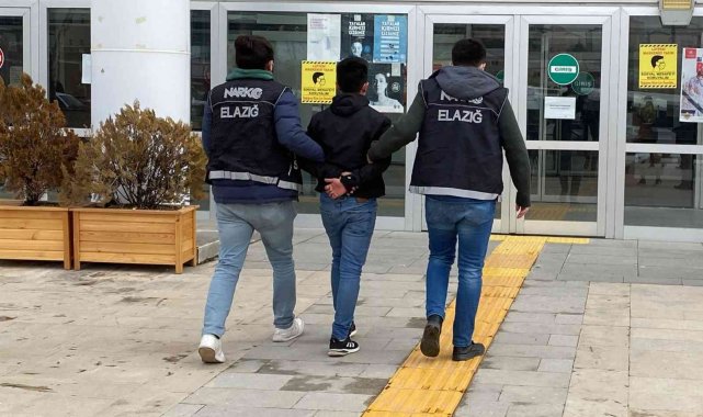Elazığ&#039;da uyuşturucu operasyonu: 1 gözaltı