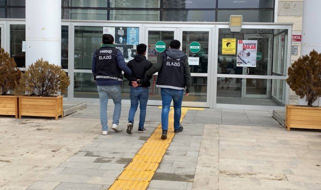 Elazığ'daki uyuşturucu operasyonunda tutuklama