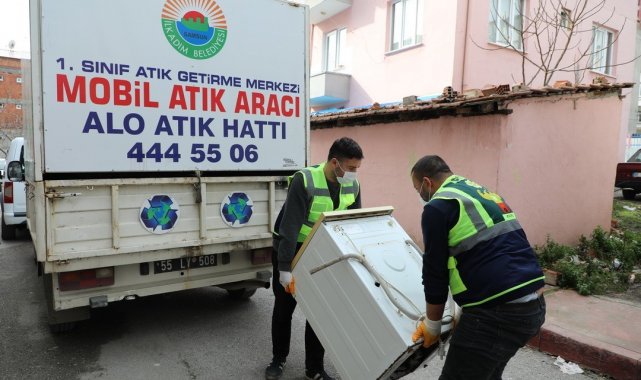 Elektronik atıklar evlerden toplanacak