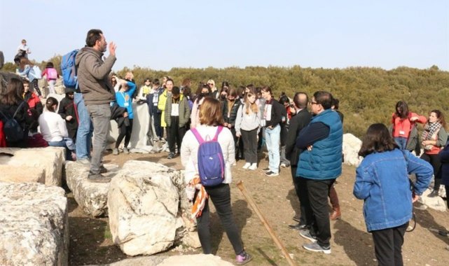 Erasmus+ Projesi ortakları Kibyra Antik Kentini gezdi