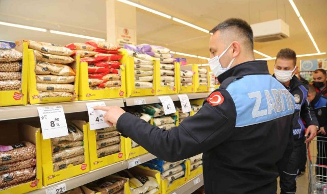 Erdemli'de marketlerde KDV indirimi denetimi