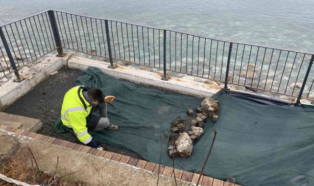 Erdoğan'ın açılışını yaptığı Uzunmehmet Parkındaki dolgu çöktü