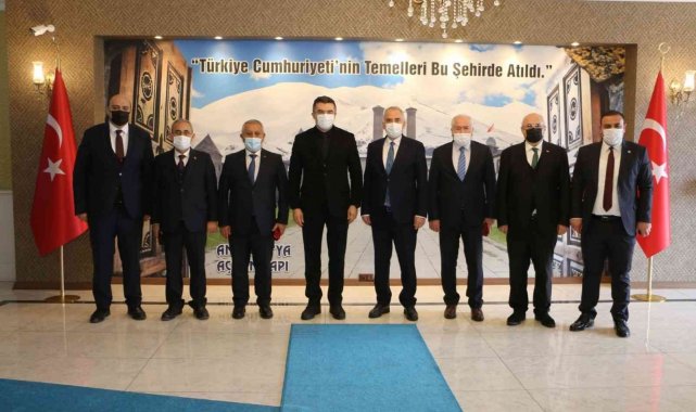 Erzurum&#039;da enerji dolu temaslar